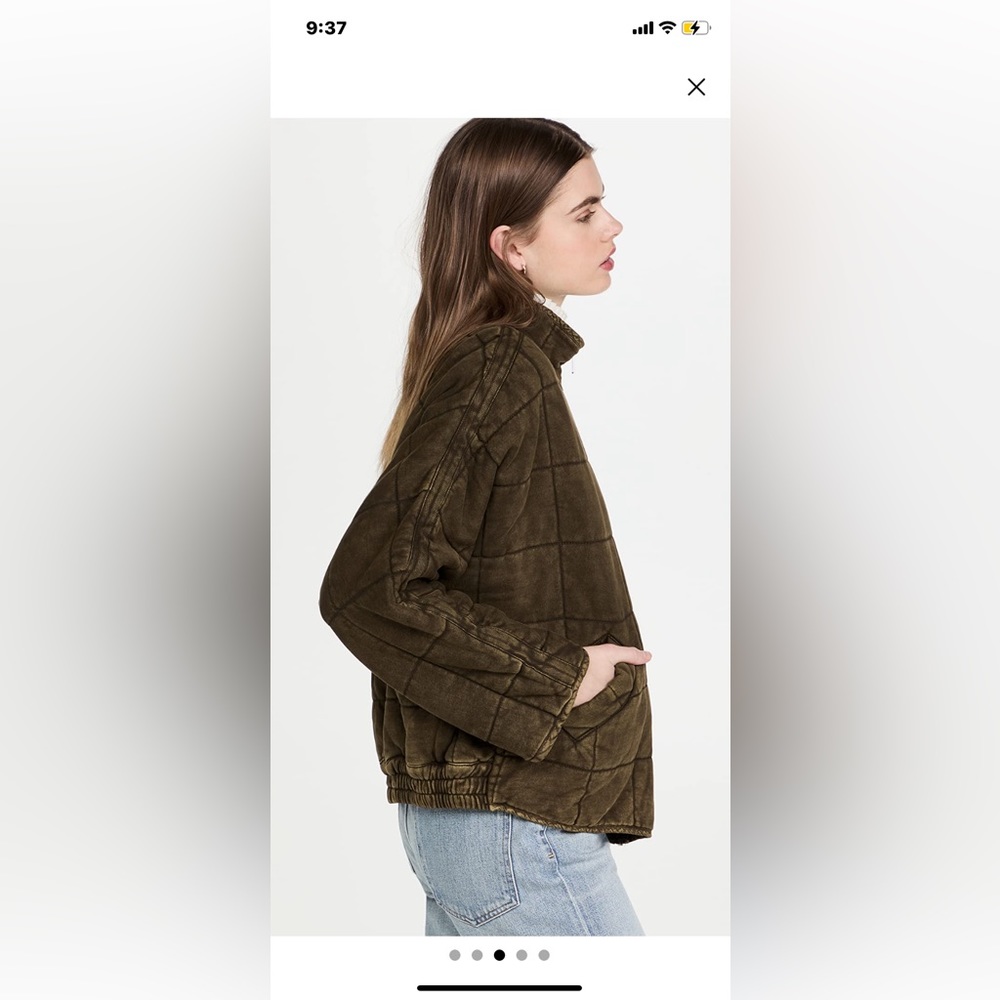 Free people dolman quilted jacket